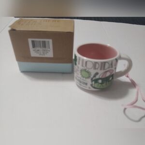 Starbucks Florida Souvenir Mug with Pink Interior